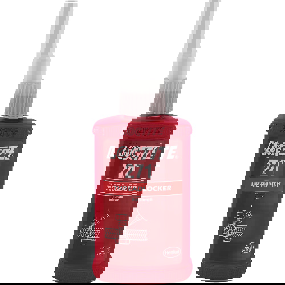 Threadlocker: Red, Liquid, 50 mL, Bottle